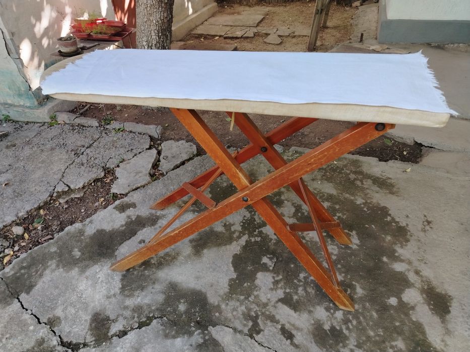 гладильная доска деревянная,старинная моей бабушки,40-х г.20 века