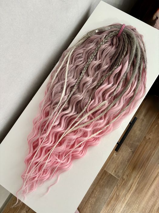 Афро наращивание и косы с материалом