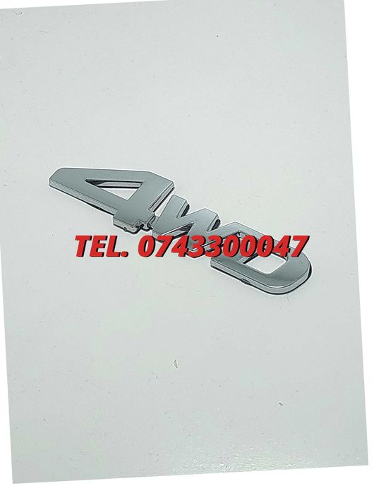 Ornament Emblema 4Wd, Argintiu