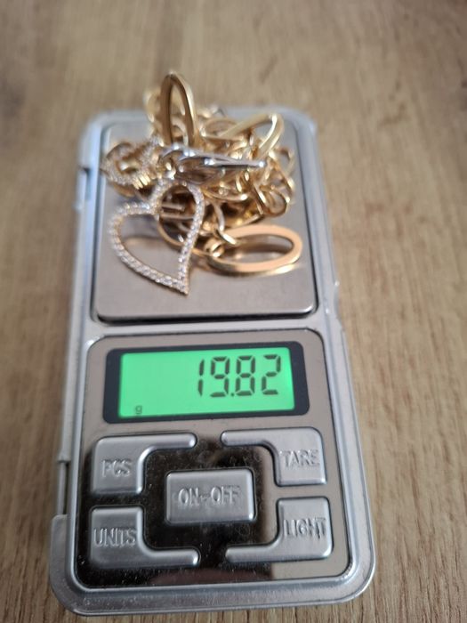 Златно колие + златна гривна. 14 карата