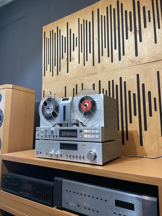 Magnetofon akai gx 77 si amplificator am-u33
