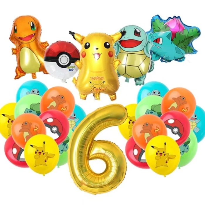 Парти сет украса   Покемон