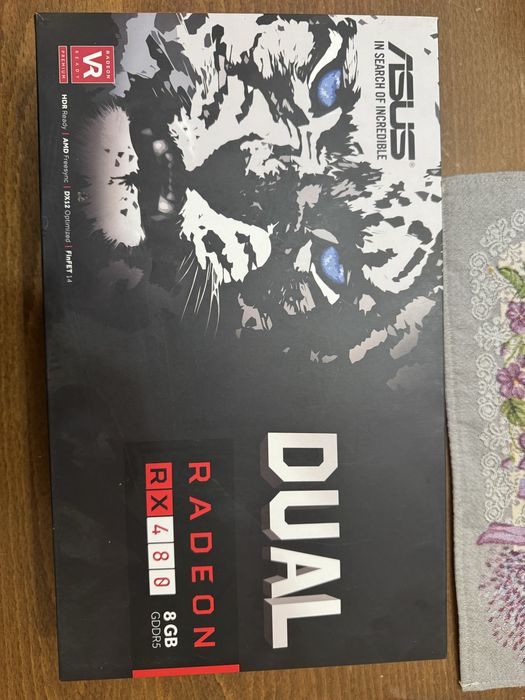 Видео Карта AMD Radeon RX480 ASUS 8гб