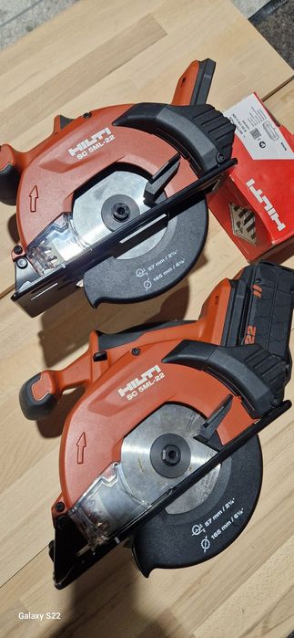 Hilti circular pentru metal pe acumulator