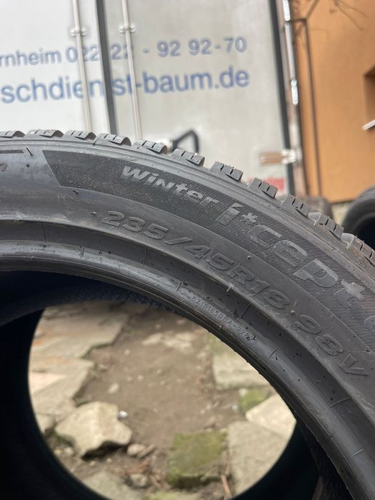 2 x anvelope Hankook iarna 235 45 18 DOT 2023 NOI!!!