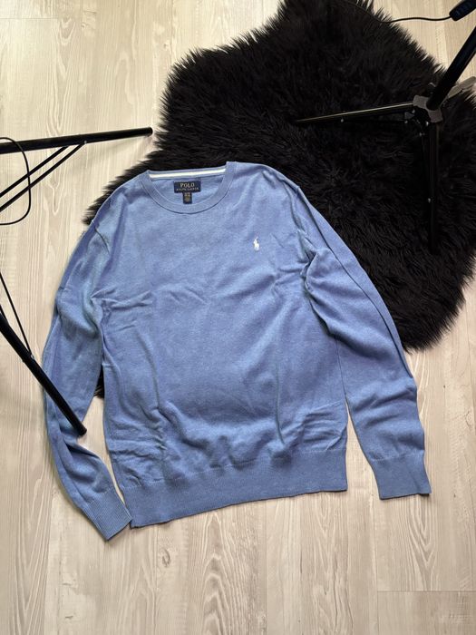 Ralph Lauren Women’s Cotton Sweater Blue – Size L