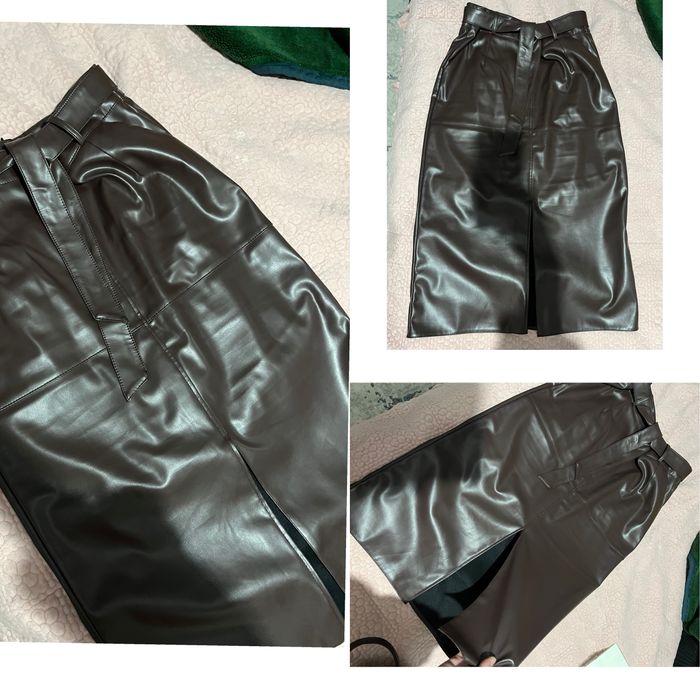 Цвет шикарный кож юбка