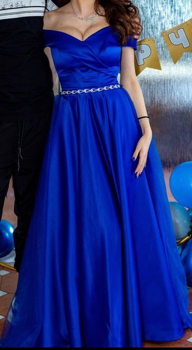 Турскосиня бална рокля