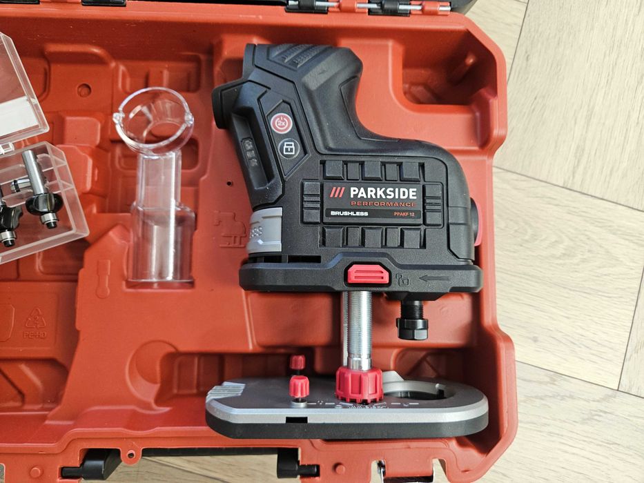 Нова акумулаторна фреза оберфреза Parkside Performance 12V с гаранция