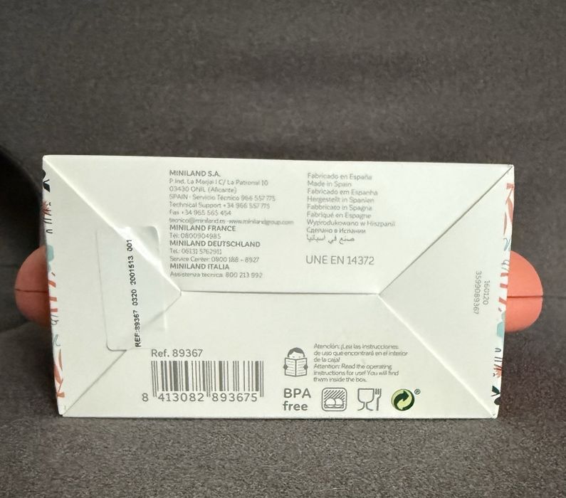 Miniland Термос за храна 280мл и к-кт прибори