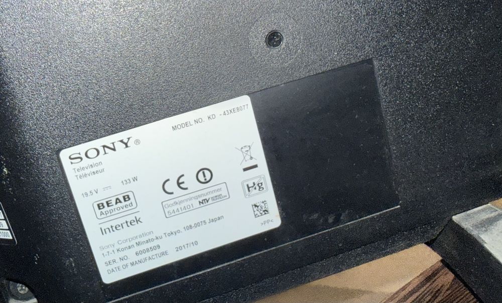 Телевизор Sony Kd 43xs8077
