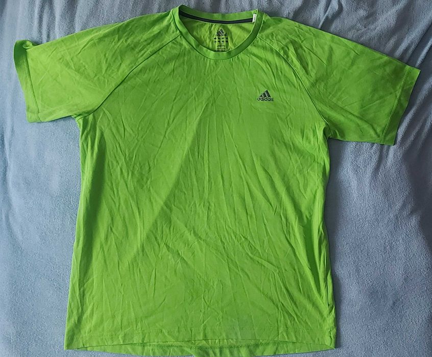 Adidas Tricou sport verde fosforescent L