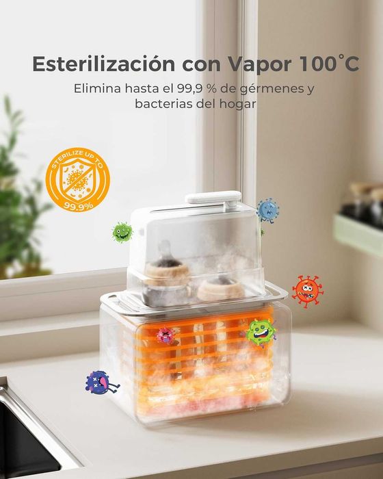 Двоен нагревател за шишета и стерилизатор 10 в 1  WityEye