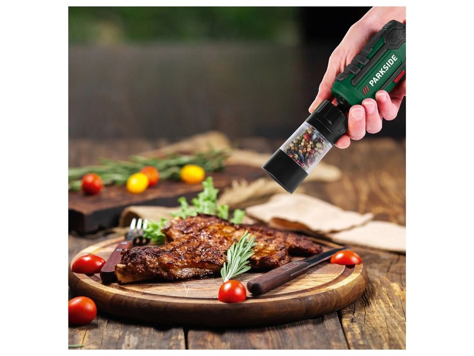 ПЕРФЕКТЕН КОЛЕДЕН ПОДАРЪК! Комплект акумулаторен тирбушон и сет барбек