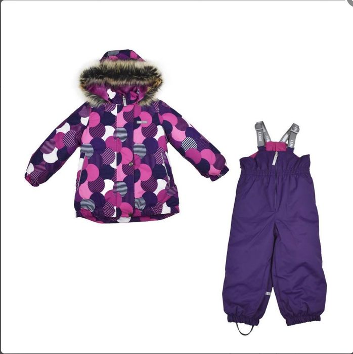 Set de iarnă format din jachetă și salopetă pentru fete 128 cm - 8 ani