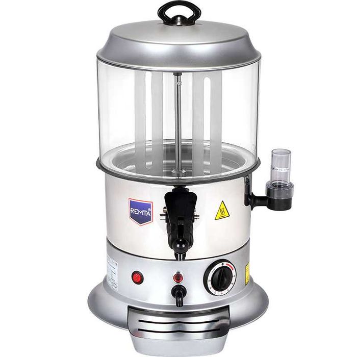 Диспенсър за топли напитки и шоколад (5 литра) с Бъркалка+Бенмари