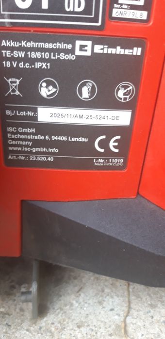 Einhell TE-SW 18/610 Li PXC - Matura , Li-Ion, 18 V, - Ah, 610 mm