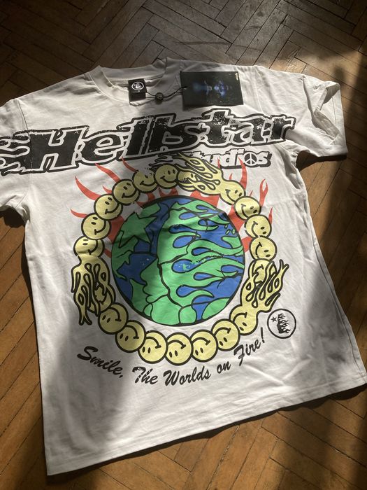 Tricou Hellstar Alb