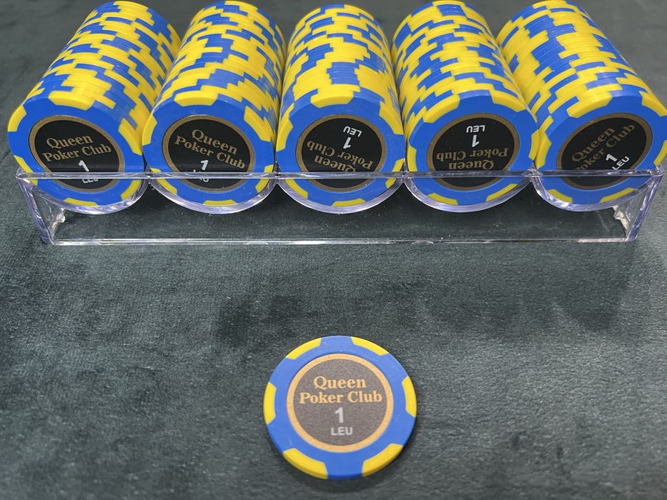 Casino Queen Poker Chips | Jetoane Poker Casino 39 mm CustomTables.eu 280,000 buc stoc urgent