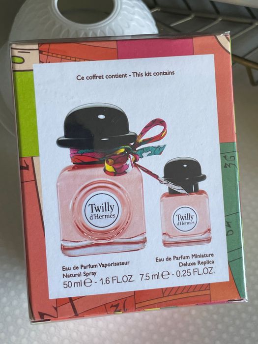 Set Hermes original cu miniatura edp