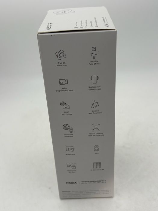 Camera video de actiune GoPro MAX 2, 8K 30 FPS, 29MP, sigilata