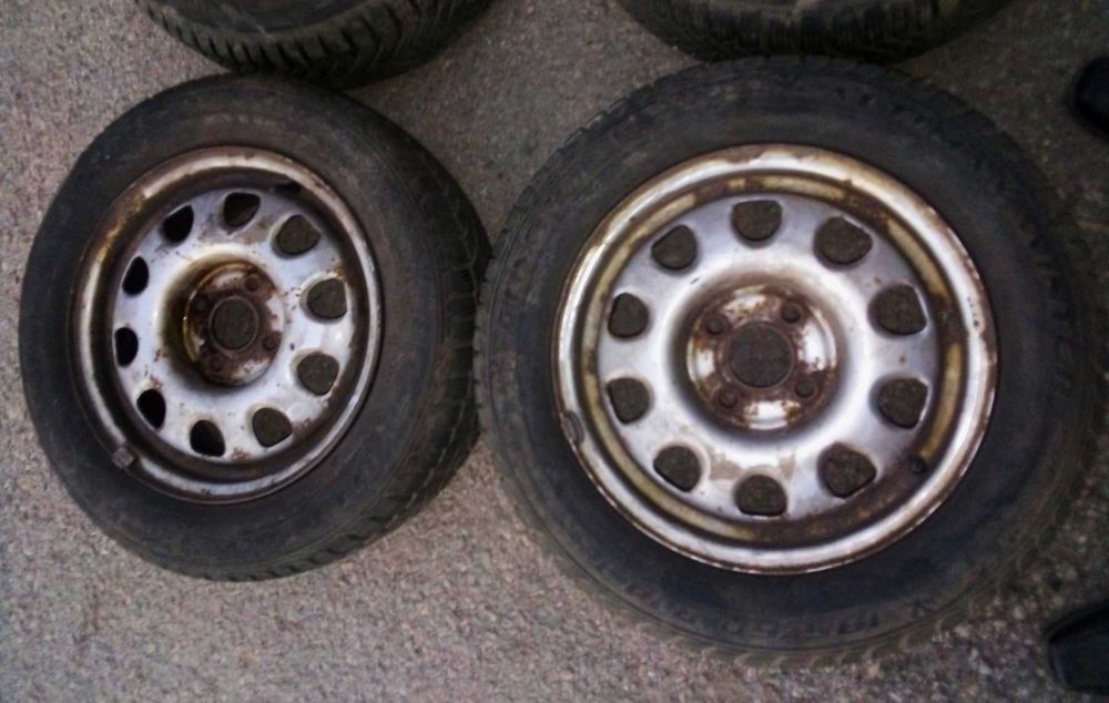 зимни гуми употребявани 14 цола с джанти за Опел АСТРА