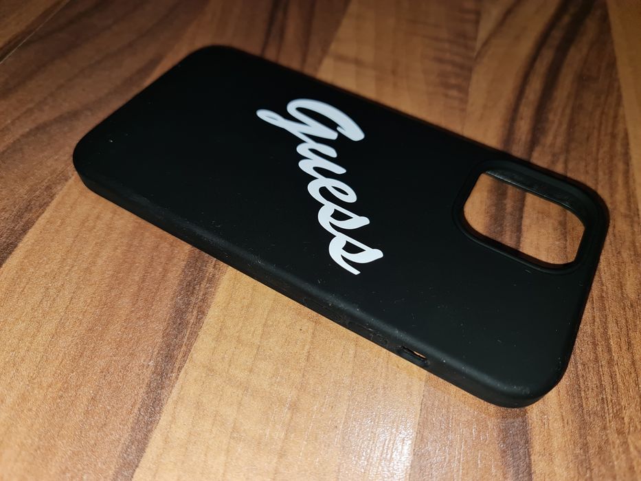 Husa silicon originala Guess Silicone Case Apple iPhone 12 Pro Max