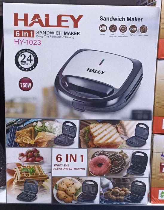 Вафельница Haley 6 in 1 HY 1023