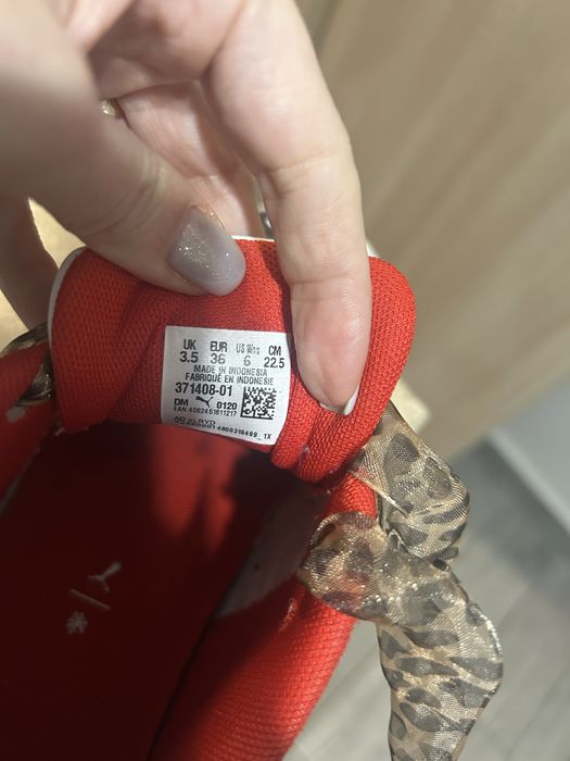 Маратонки  Puma с принт