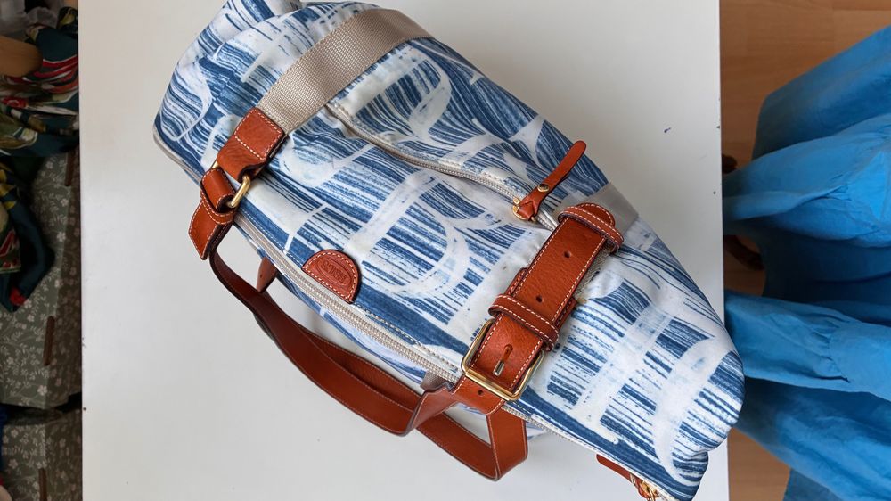 Bric’s текстилна голяма чанта за пътуване/спорт/шопинг и малка чанта crossbody