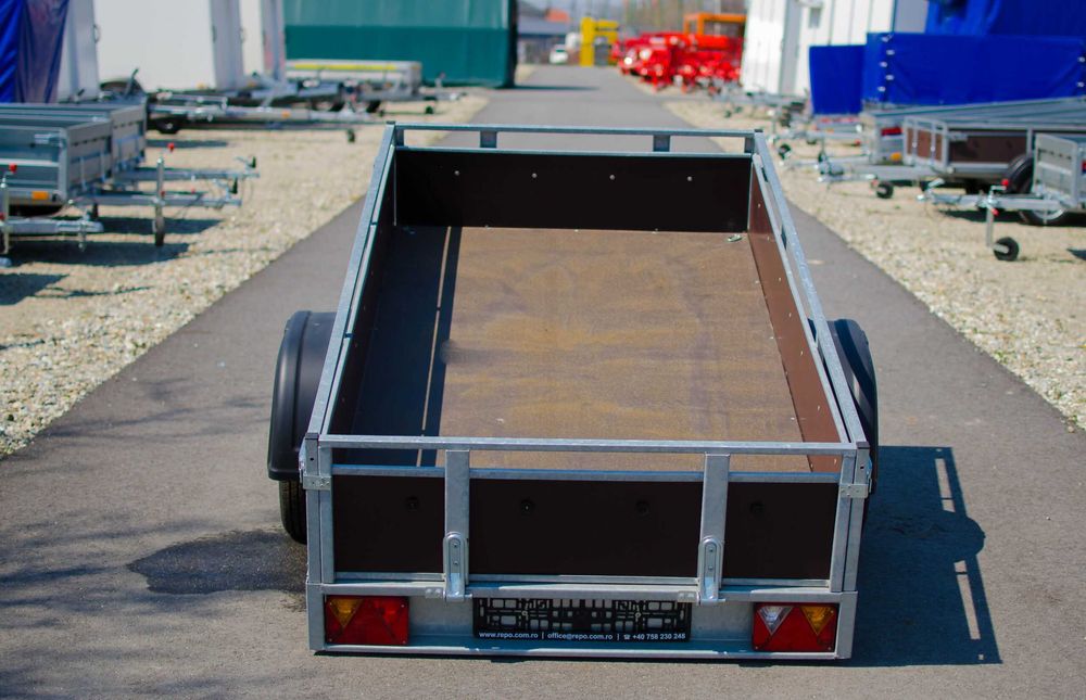 Remorca 750 kg obloane tego, mono-ax, dublu-ax, garantie, carte RAR