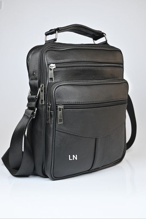 Мъжка чанта от естествена кожа