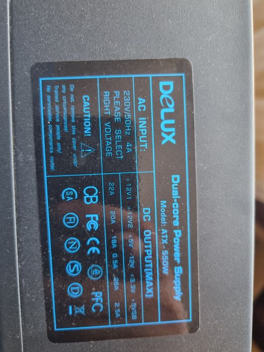 захранване delux 500 вата