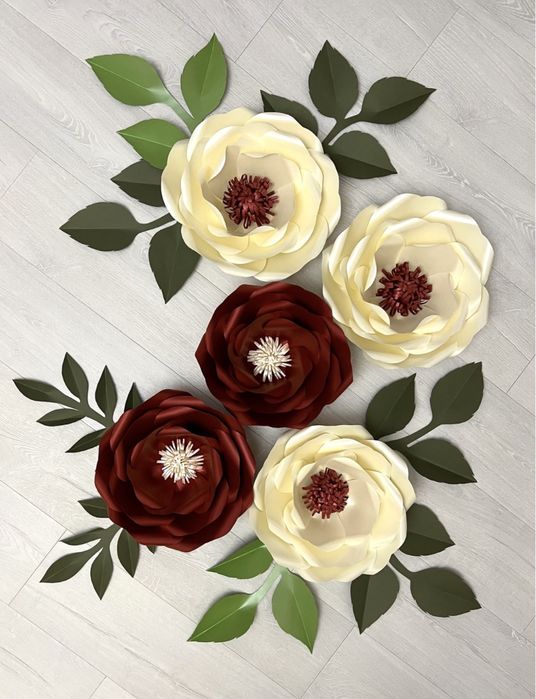 Настенные цветы ручной работы