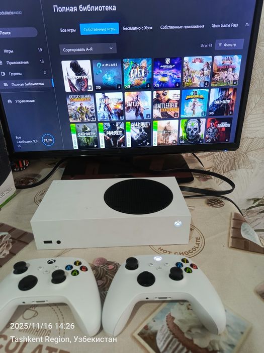 Xbox Series S 500gb SSD с официальными играми (как пс5)