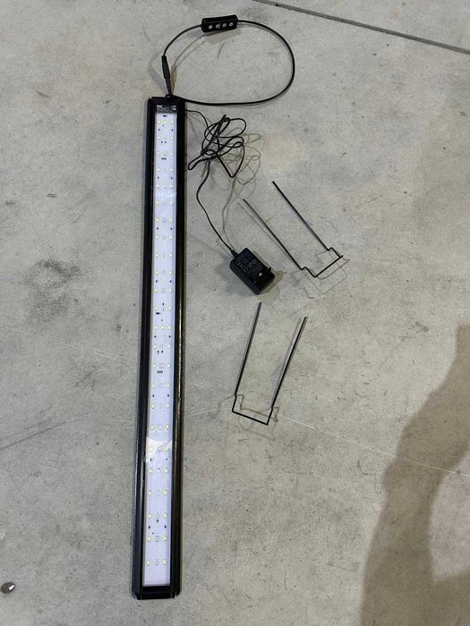 Lampa LED pentru acvariu hygger, spectru complet, 11 W, 10 niveluri de luminozitate, temporizator, 3 moduri, 30-48 cm