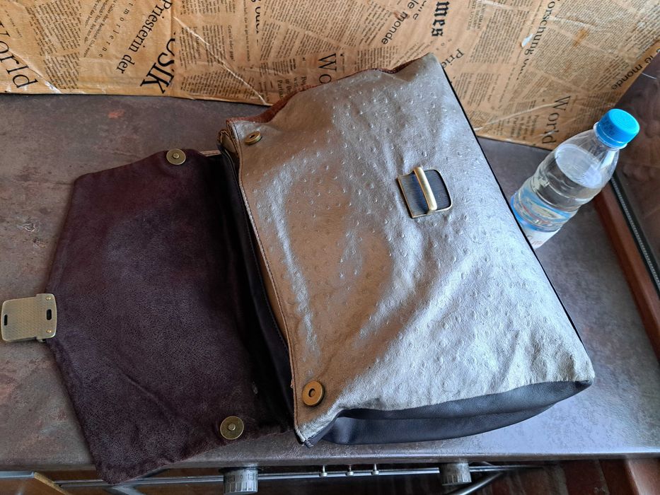 дамска чанта,кожена торба-цветна естествена кожа