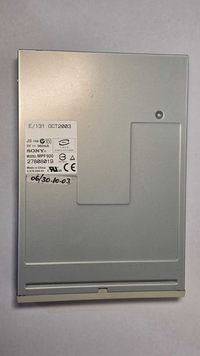 Unitate Floppy Disk Drive (FDD) 3.5" Sony MPF920 Retro Desktop