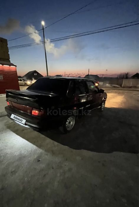 Ваз 2115 на полном ходу