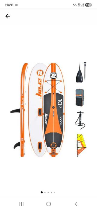 Vând placă SUP ZRAY cu multiple accesorii