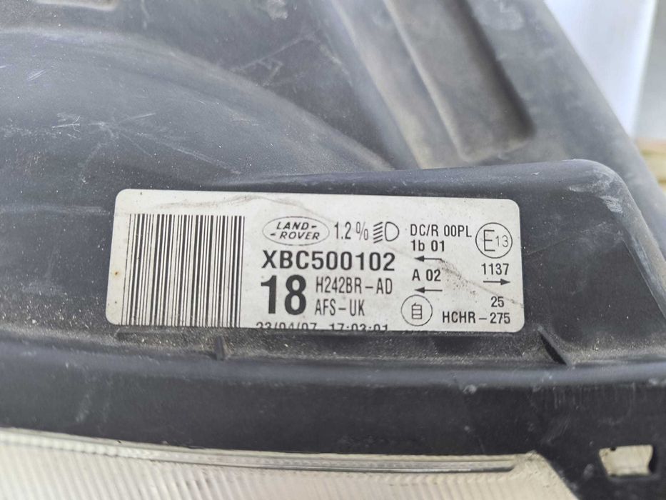 Far Dreapta Uk Xenon Bi-Xenon Afs Land Rover Discovery 3 2007 / 2005-2009 Cod OEM XBC500102 (1E1)