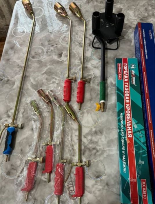 Замена вентеля на газовых  баллона