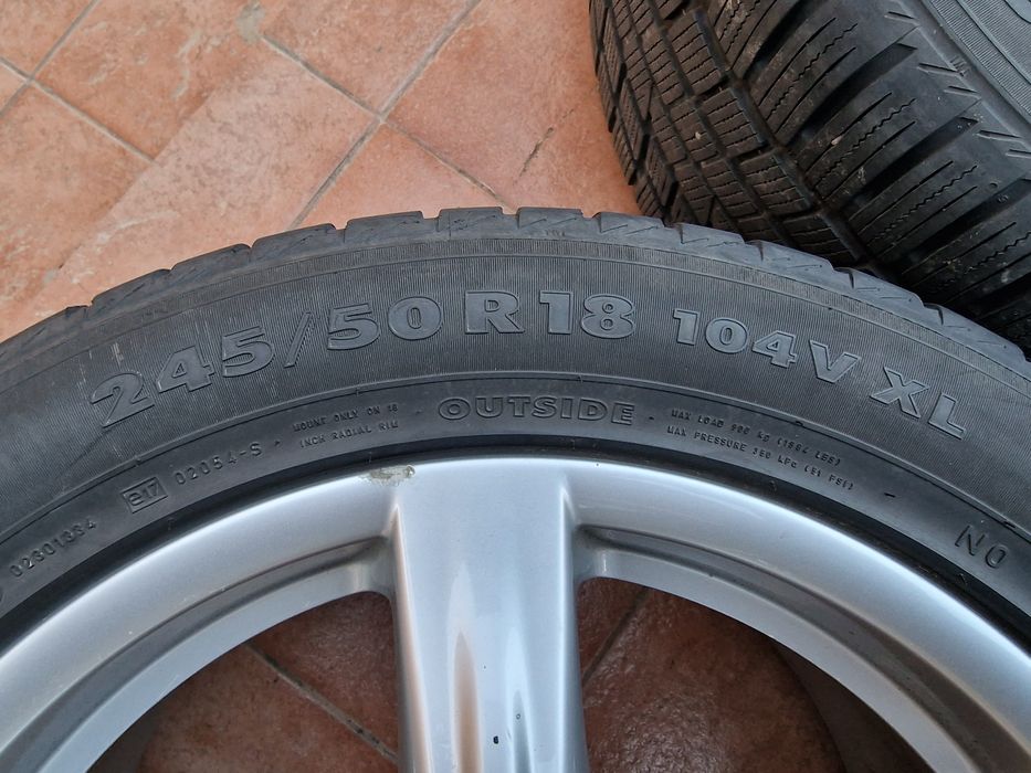 Anvelope si jante 275/45 R18- 245/50 R18 Porche Panamera
