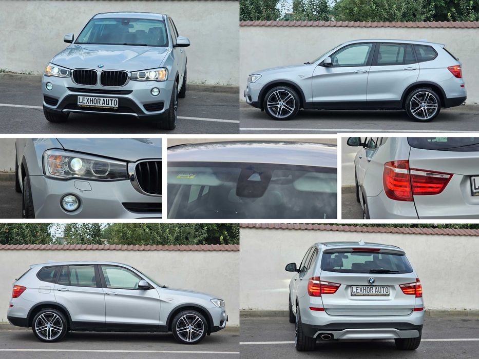 BMW X3 F25 LCI 2.0d 190cp B47 X-Drive 4x4 / Distronic Line Assist Piele Volan Incalzit / TOP