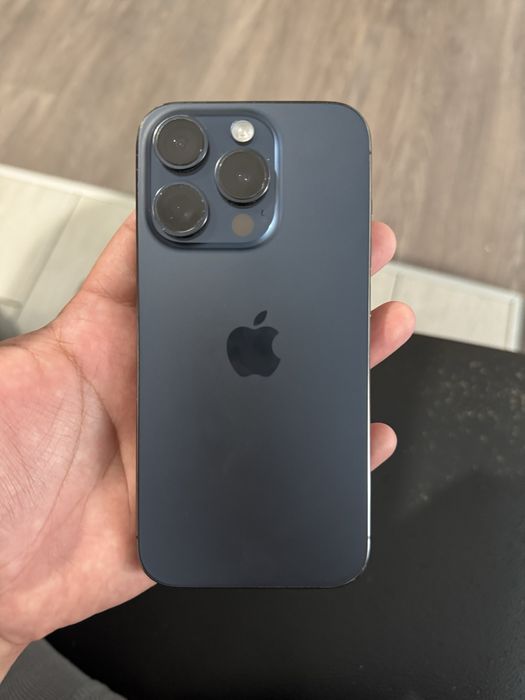Iphone 15 pro синий 256гб