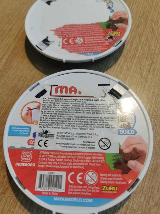 Banda adezivă pentru Lego și alte jucării de construcții - 2 cutii