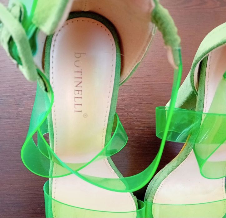 Sandale dama cu platforma și toc gros