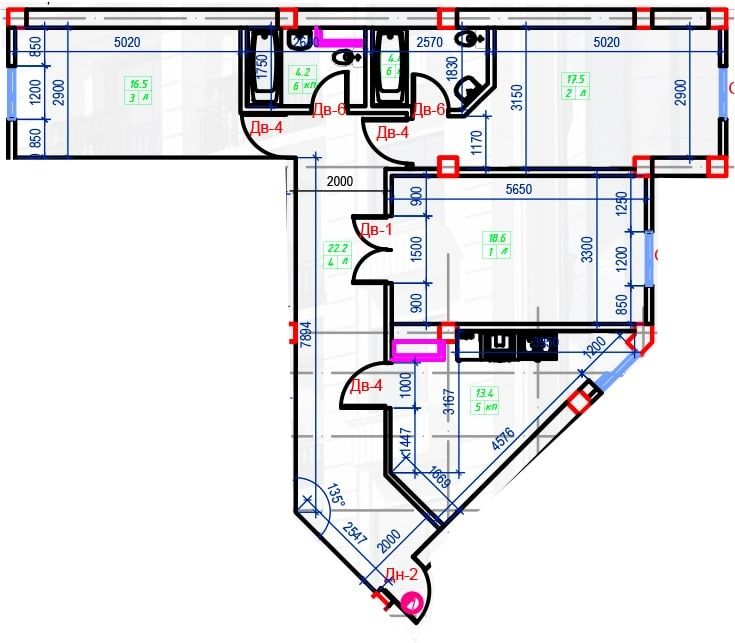 100 кв.м. 3-комн. 8 этаж. Obi hayot. Рисовый базар