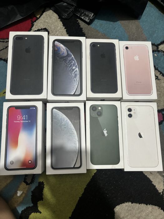 Айфон 7,x,xr,11,13 каробка iphone коробка