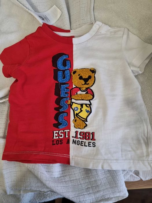 Цветна тениска Guess 3-6м